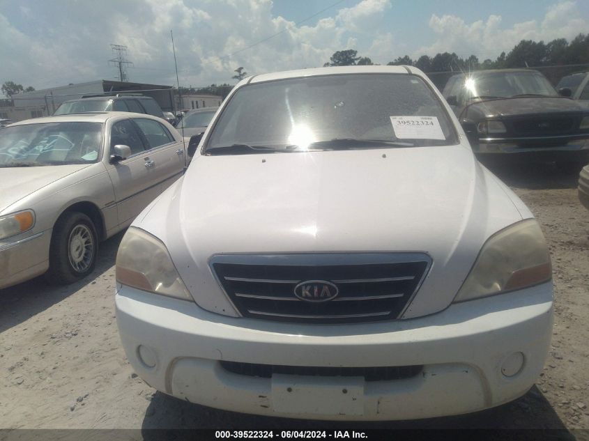 2008 Kia Sorento Lx Base VIN: KNDJD735785813794 Lot: 39522324