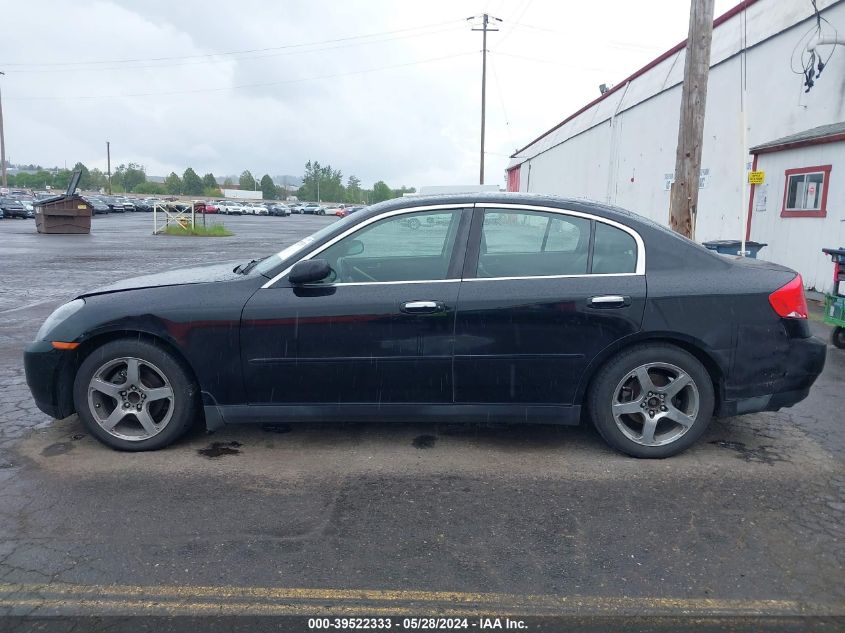 2003 Infiniti G35 Luxury Leather VIN: JNKCV51E63M322790 Lot: 39522333