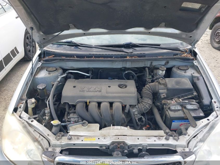 2005 Toyota Corolla Ce VIN: 2T1BR32E85C332306 Lot: 39522347