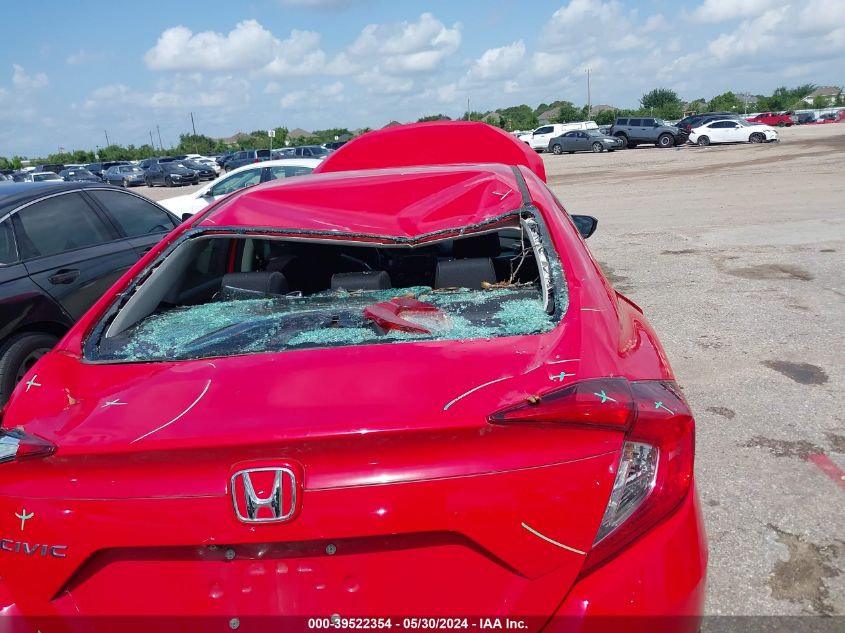 2019 Honda Civic Lx VIN: 2HGFC2F62KH537123 Lot: 39522354