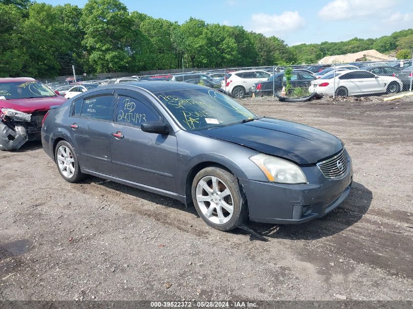 2007 Nissan Maxima 3.5 Se VIN: 1N4BA41EX7C835870 Lot: 39522372