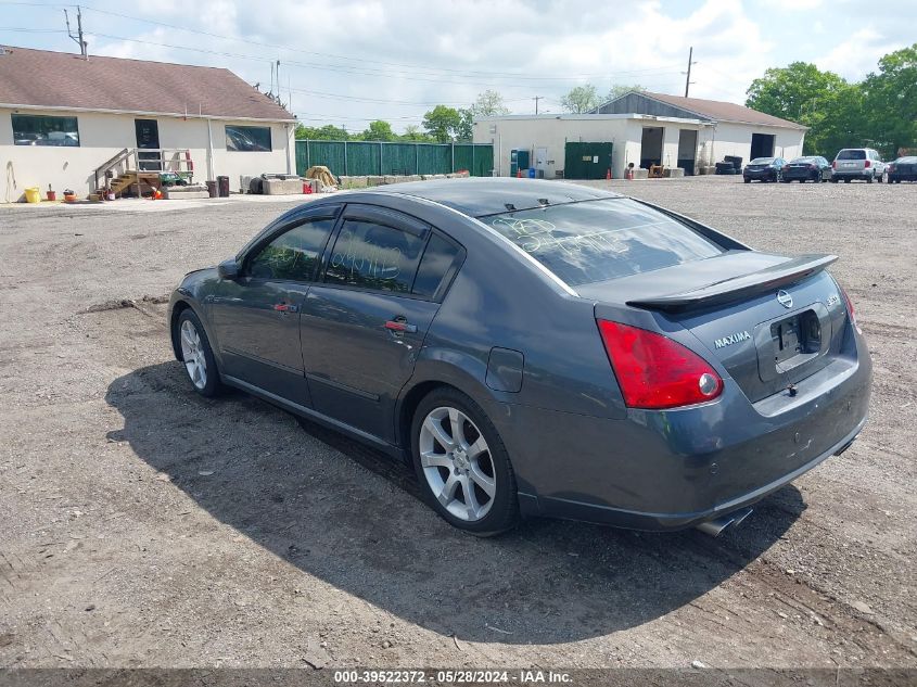 2007 Nissan Maxima 3.5 Se VIN: 1N4BA41EX7C835870 Lot: 39522372