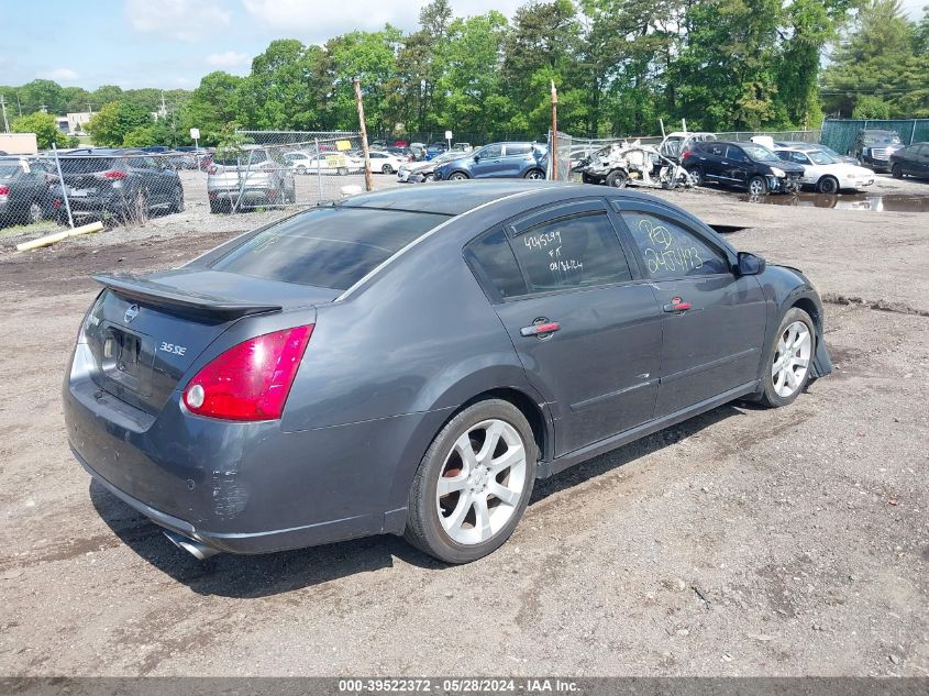 2007 Nissan Maxima 3.5 Se VIN: 1N4BA41EX7C835870 Lot: 39522372