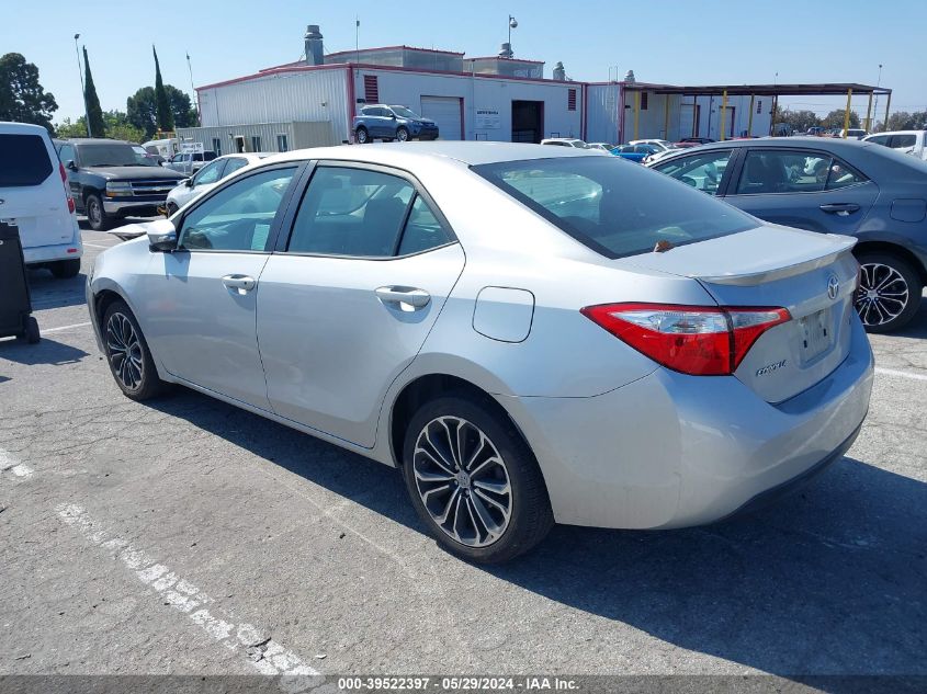 2016 Toyota Corolla S Plus VIN: 5YFBURHE1GP384758 Lot: 39522397