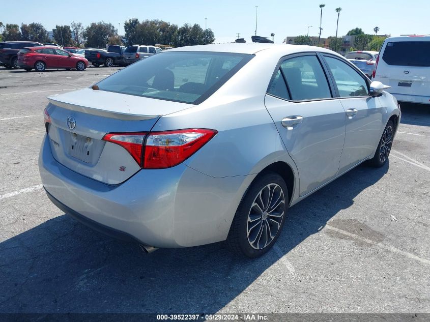 2016 Toyota Corolla S Plus VIN: 5YFBURHE1GP384758 Lot: 39522397