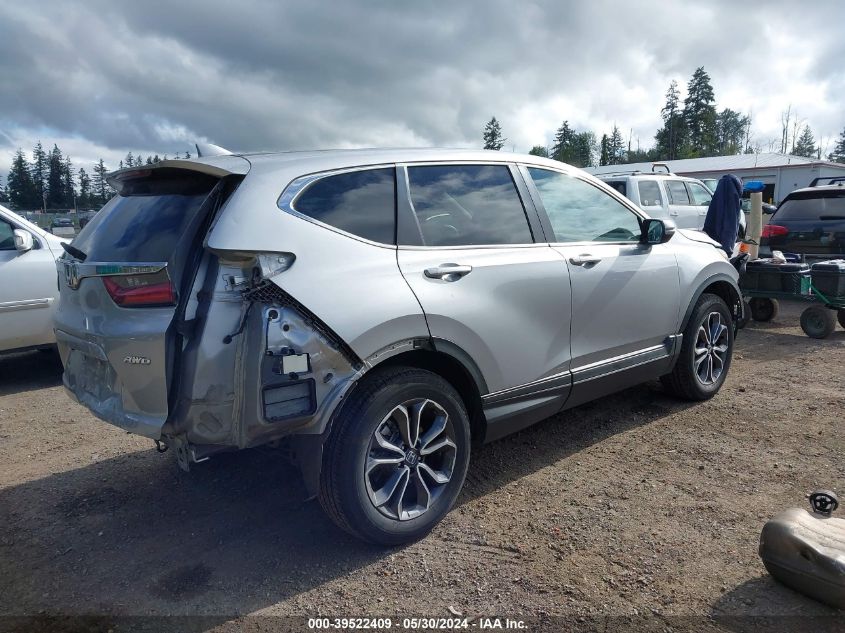 2021 Honda Cr-V Awd Ex VIN: 2HKRW2H53MH645316 Lot: 39522409