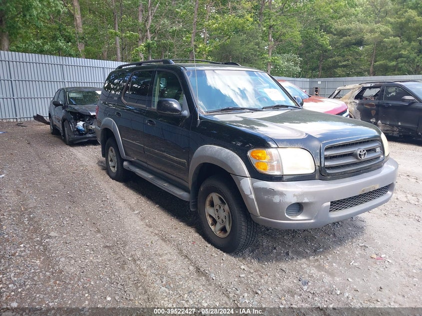 2002 Toyota Sequoia Sr5 VIN: 5TDBT44A82S070856 Lot: 39522427