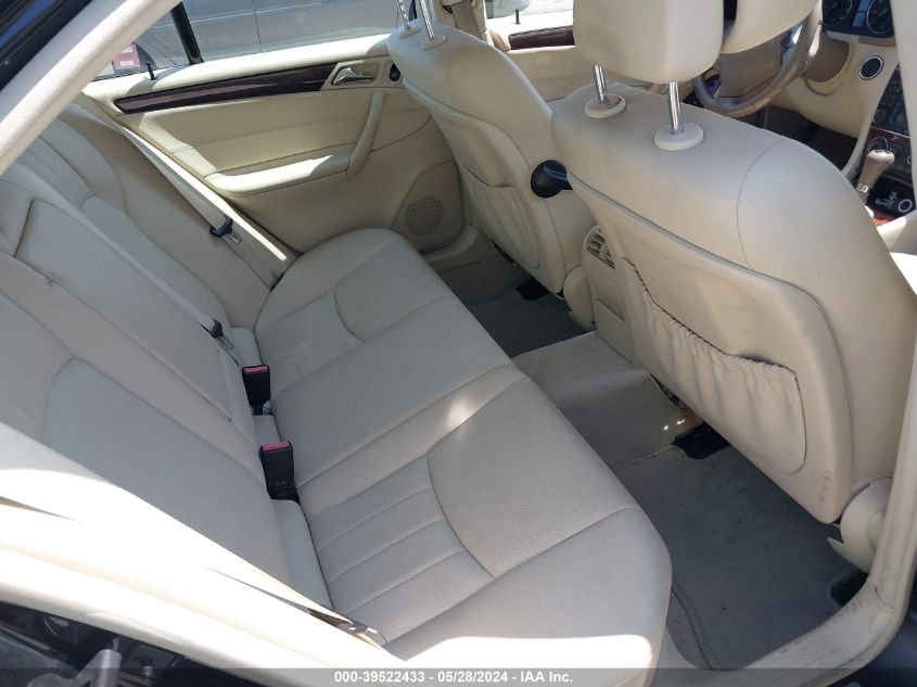 WDBRF92H57F888361 | 2007 MERCEDES-BENZ C 280