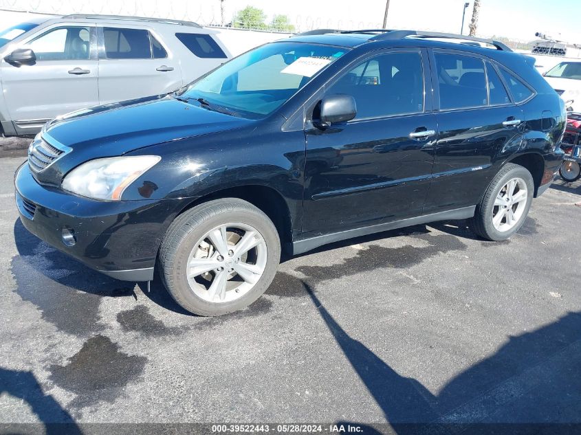 2008 Lexus Rx 400H VIN: JTJHW31U182852410 Lot: 39522443