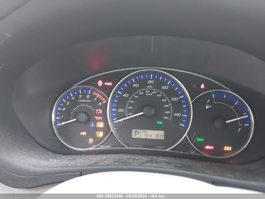 2011 Subaru Forester 2.5X VIN: JF2SHABCXBH753572 Lot: 39522446