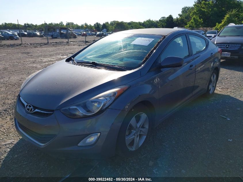 2013 Hyundai Elantra Gls VIN: 5NPDH4AE3DH194351 Lot: 39522452