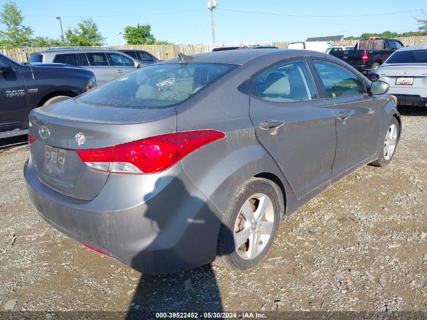 2013 Hyundai Elantra Gls VIN: 5NPDH4AE3DH194351 Lot: 39522452