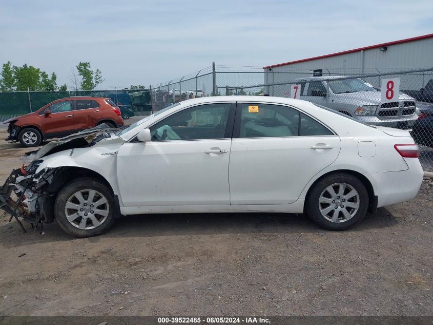 2007 Toyota Camry Hybrid VIN: JTNBB46K873038776 Lot: 39522485