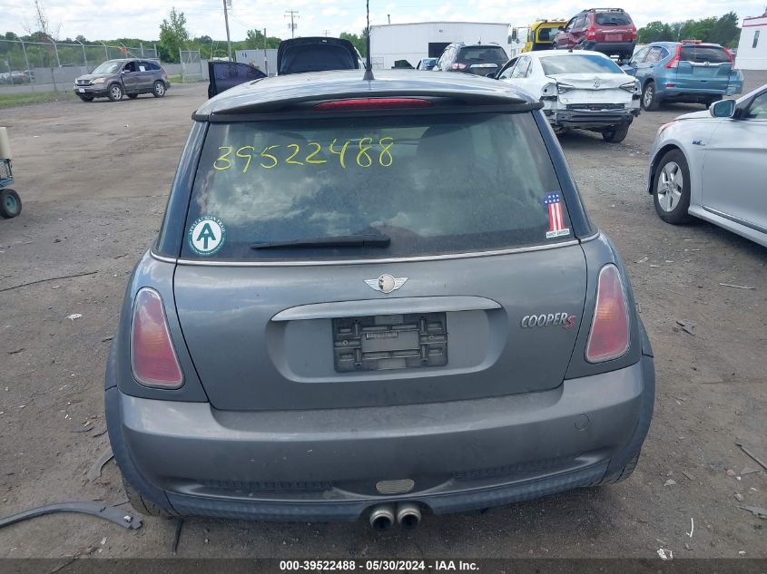2003 Mini Cooper S VIN: WMWRE33453TD58335 Lot: 39522488