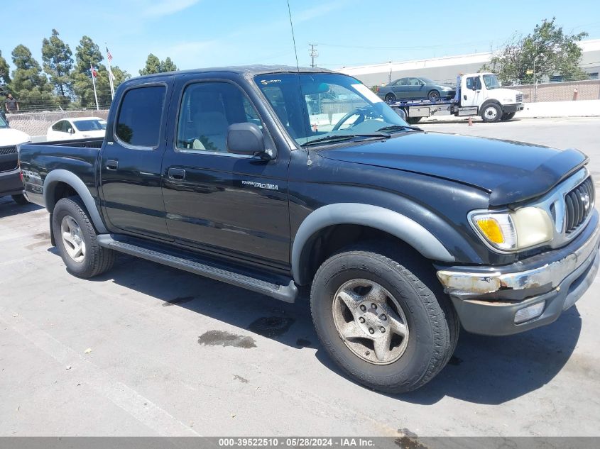 2001 Toyota Tacoma Double Cab Prerunner VIN: 5TEGN92N41Z828793 Lot: 39522510