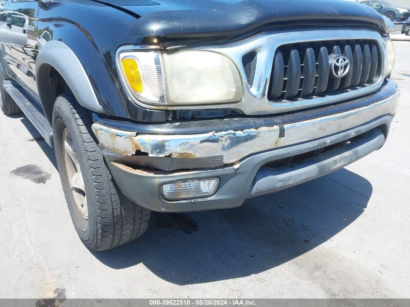 2001 Toyota Tacoma Double Cab Prerunner VIN: 5TEGN92N41Z828793 Lot: 39522510