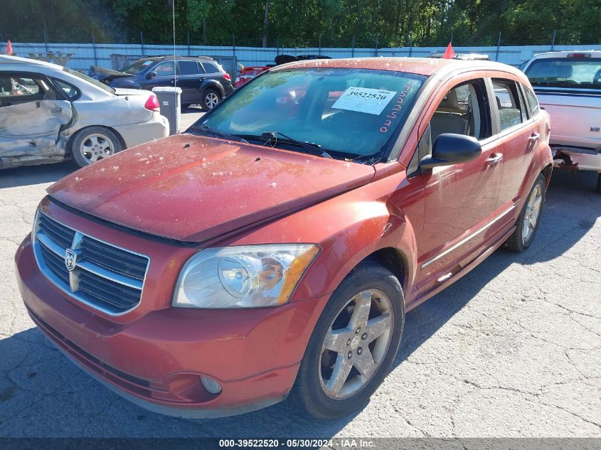 2007 Dodge Caliber R/T VIN: 1B3HE78K27D152840 Lot: 39522520