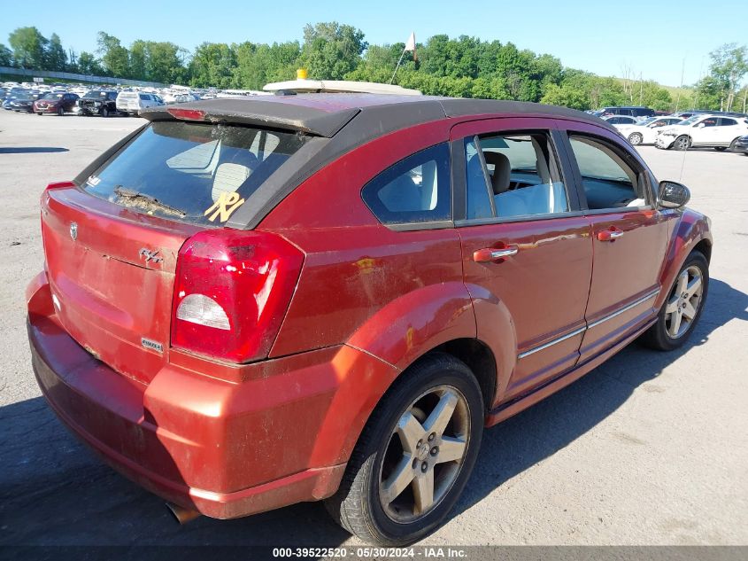 2007 Dodge Caliber R/T VIN: 1B3HE78K27D152840 Lot: 39522520