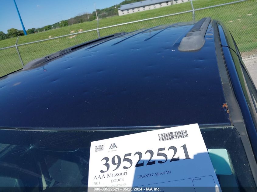 2011 Dodge Grand Caravan Mainstreet VIN: 2D4RN3DG5BR750409 Lot: 39522521