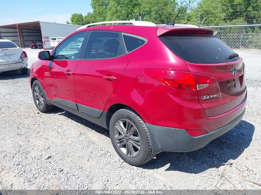 2015 Hyundai Tucson Se VIN: KM8JU3AG7FU035511 Lot: 39522522