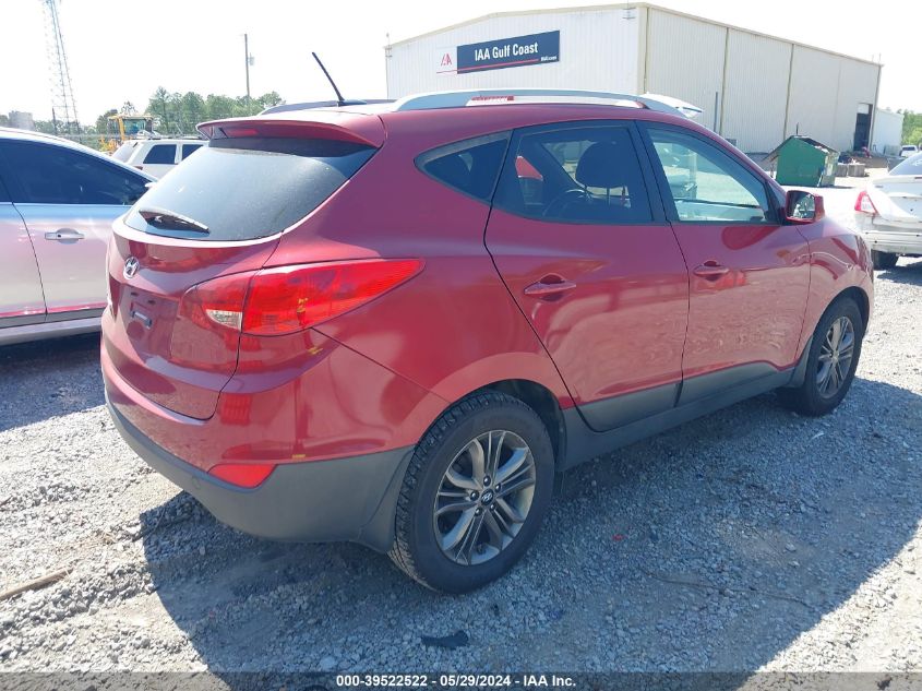 2015 Hyundai Tucson Se VIN: KM8JU3AG7FU035511 Lot: 39522522