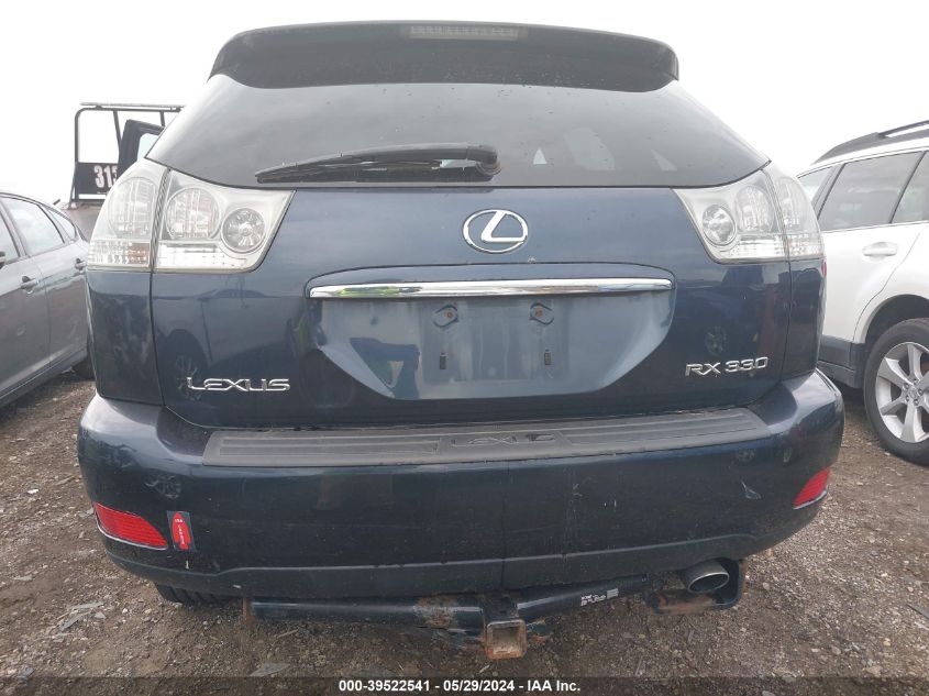 2004 Lexus Rx 330 VIN: JTJHA31UX40059935 Lot: 39522541