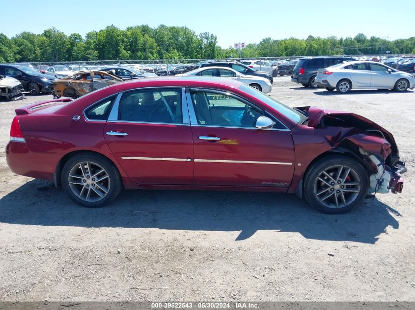 2008 Chevrolet Impala Ltz VIN: 2G1WU583989202842 Lot: 39522543