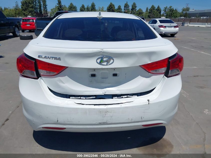 2013 Hyundai Elantra Gls VIN: 5NPDH4AE7DH186897 Lot: 39522546