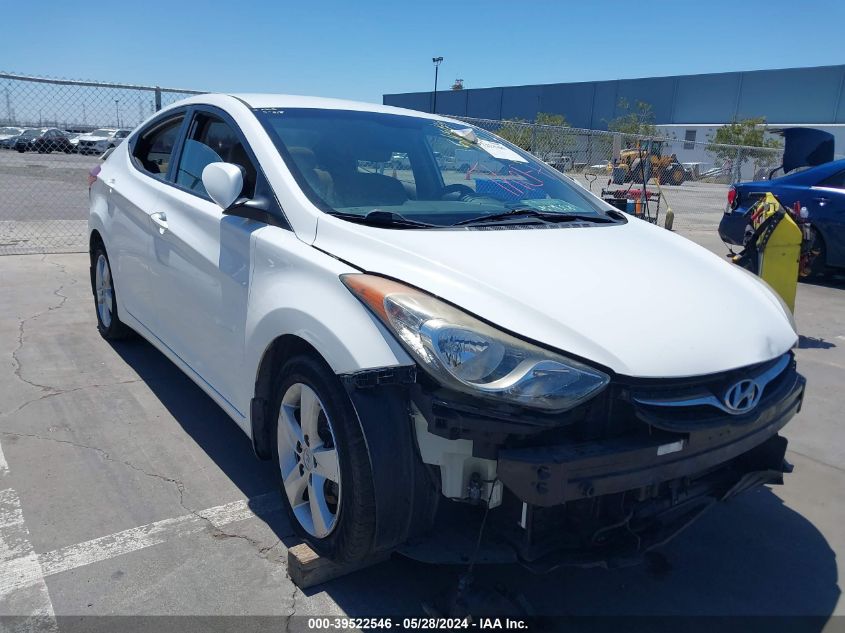 2013 Hyundai Elantra Gls VIN: 5NPDH4AE7DH186897 Lot: 39522546