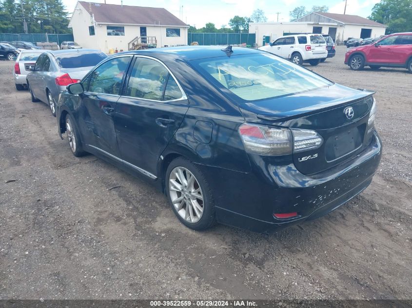 2010 Lexus Hs 250H Premium VIN: JTHBB1BA8A2009709 Lot: 39522559