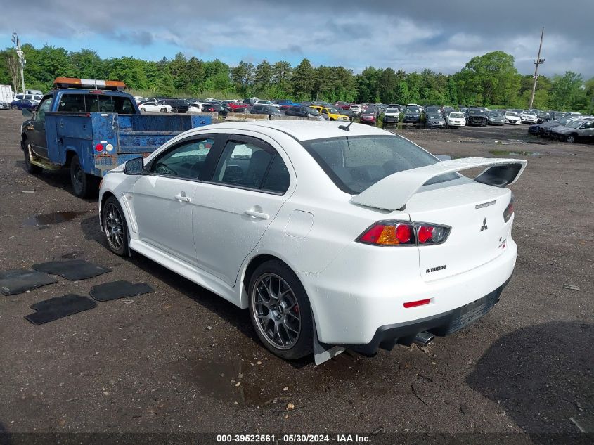 2010 Mitsubishi Lancer Evolution Mr VIN: JA32W5FV1AU007202 Lot: 39522561