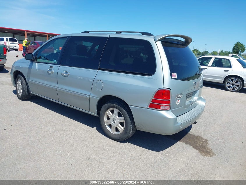 2005 Mercury Monterey Luxury VIN: 2MRDA22285BJ03386 Lot: 39522566