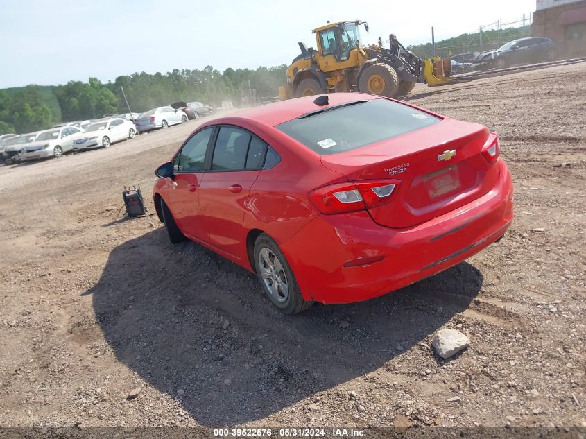 2017 Chevrolet Cruze Ls VIN: 1G1BC5SM4H7117931 Lot: 39522576