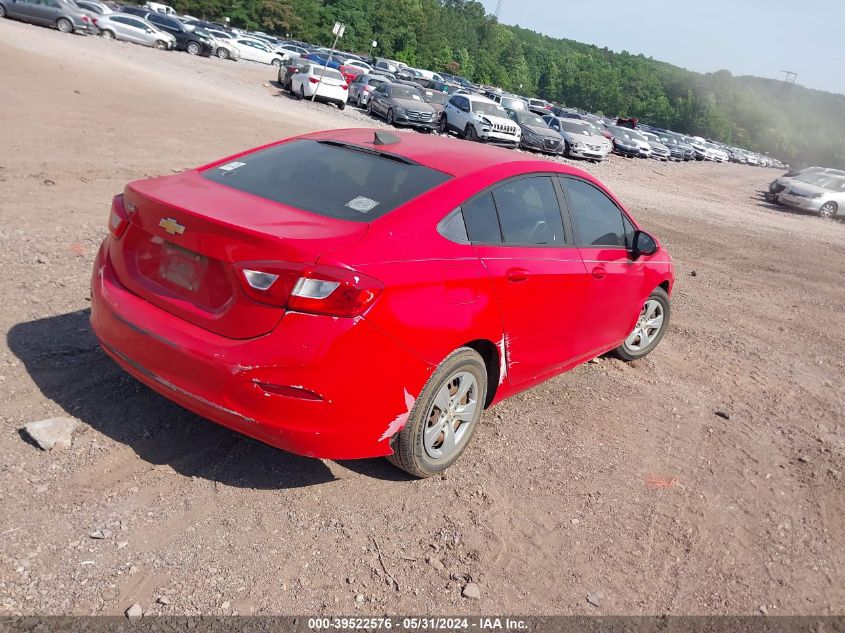 2017 Chevrolet Cruze Ls VIN: 1G1BC5SM4H7117931 Lot: 39522576