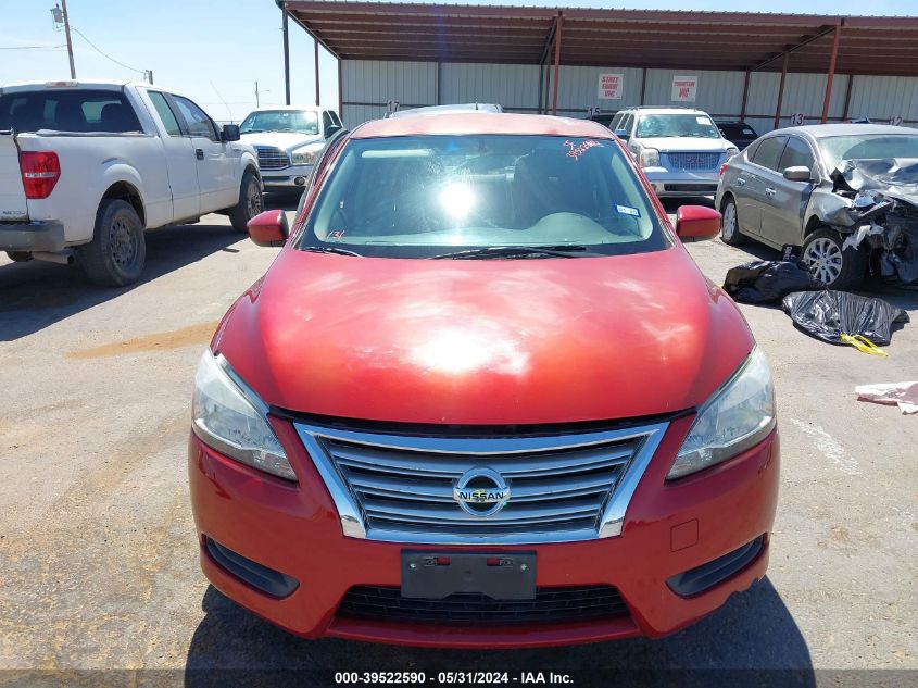 2014 Nissan Sentra S VIN: 3N1AB7AP1EY335951 Lot: 39522590