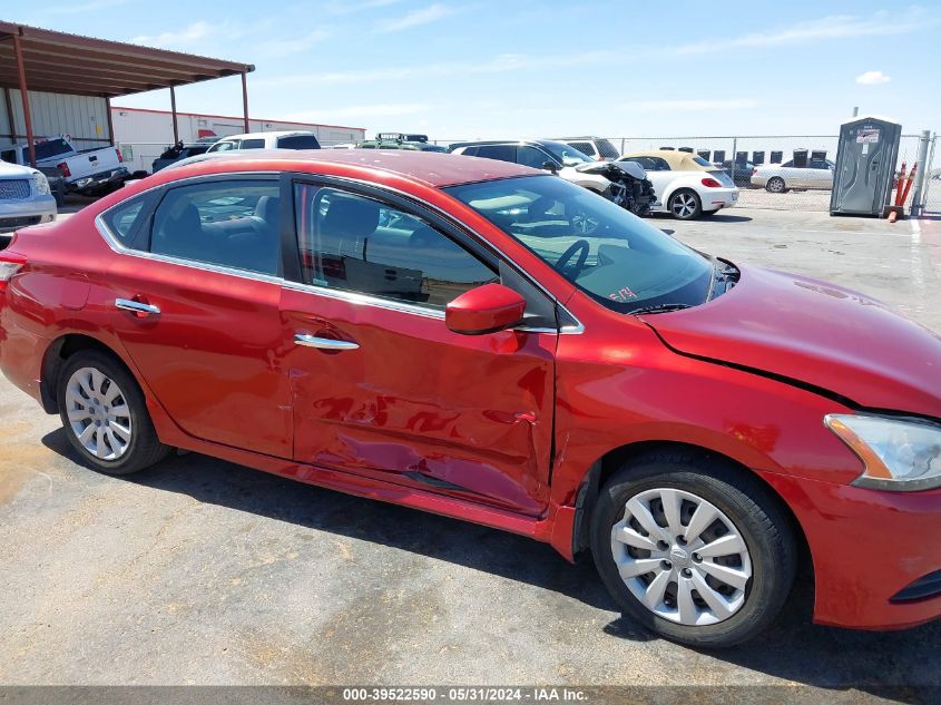 2014 NISSAN SENTRA S - 3N1AB7AP1EY335951