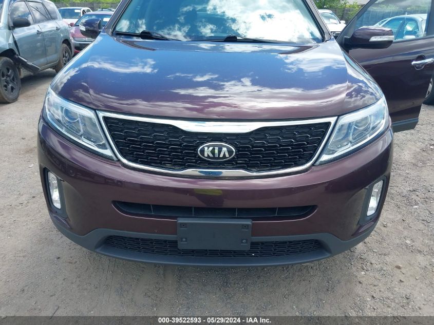 2015 Kia Sorento Lx VIN: 5XYKT3A63FG556911 Lot: 39522593