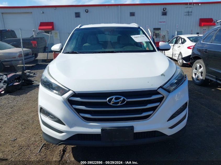 2017 Hyundai Tucson Se VIN: KM8J3CA41HU562861 Lot: 39522595