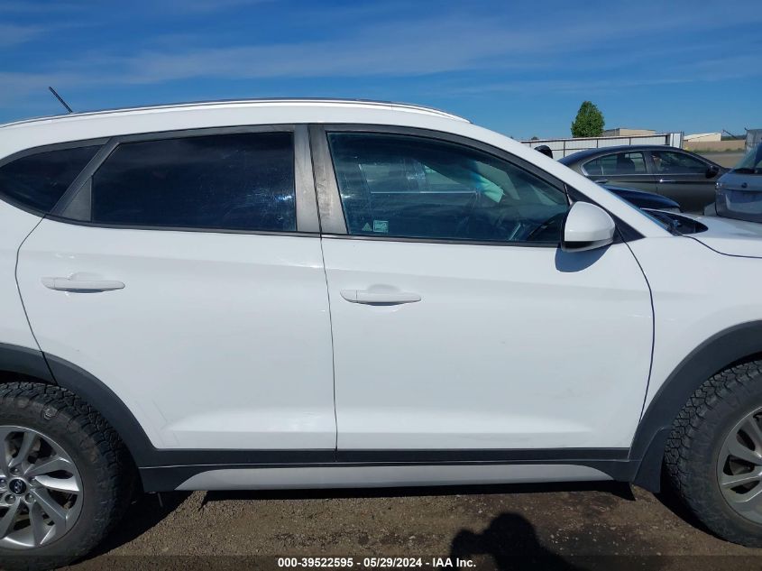 2017 Hyundai Tucson Se VIN: KM8J3CA41HU562861 Lot: 39522595