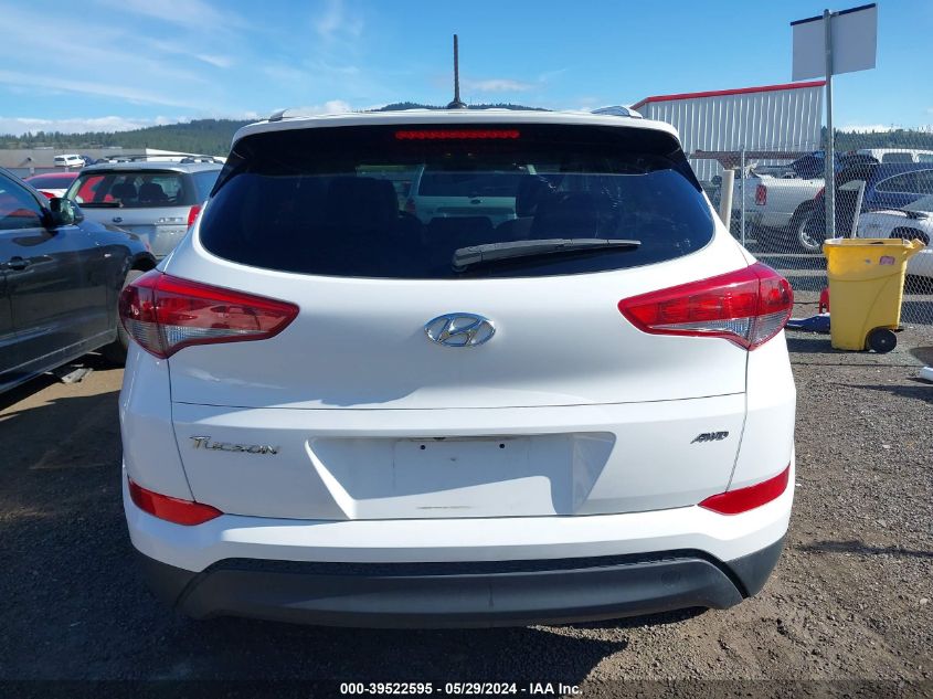 2017 Hyundai Tucson Se VIN: KM8J3CA41HU562861 Lot: 39522595