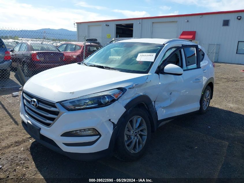 2017 Hyundai Tucson Se VIN: KM8J3CA41HU562861 Lot: 39522595