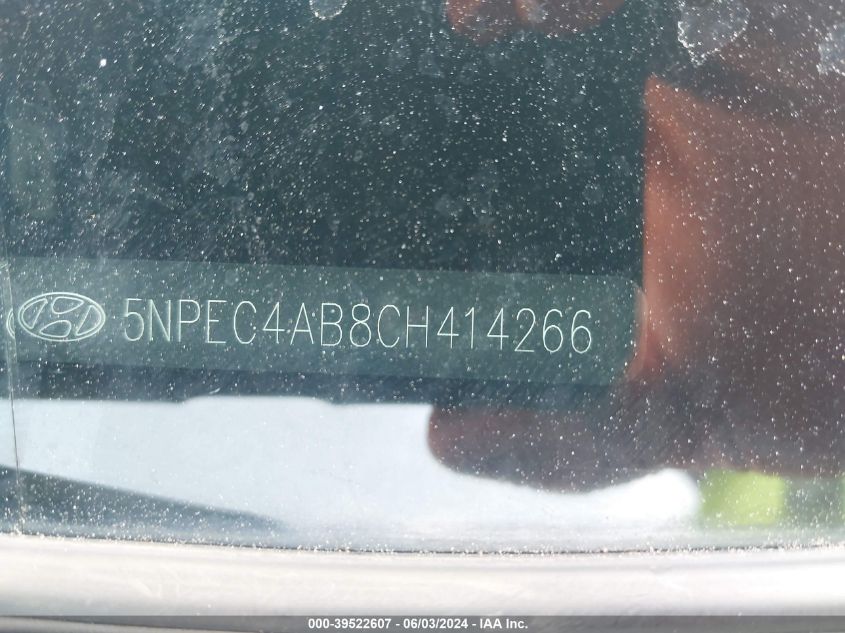 5NPEC4AB8CH414266 2012 Hyundai Sonata Se 2.0T