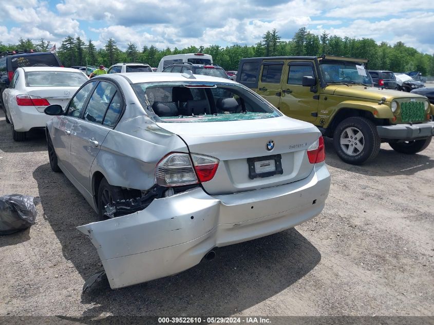 2007 BMW 328Xi VIN: WBAVC935X7K031311 Lot: 39522610