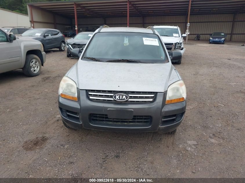 2006 Kia Sportage Lx VIN: KNDJF724367160319 Lot: 39522618