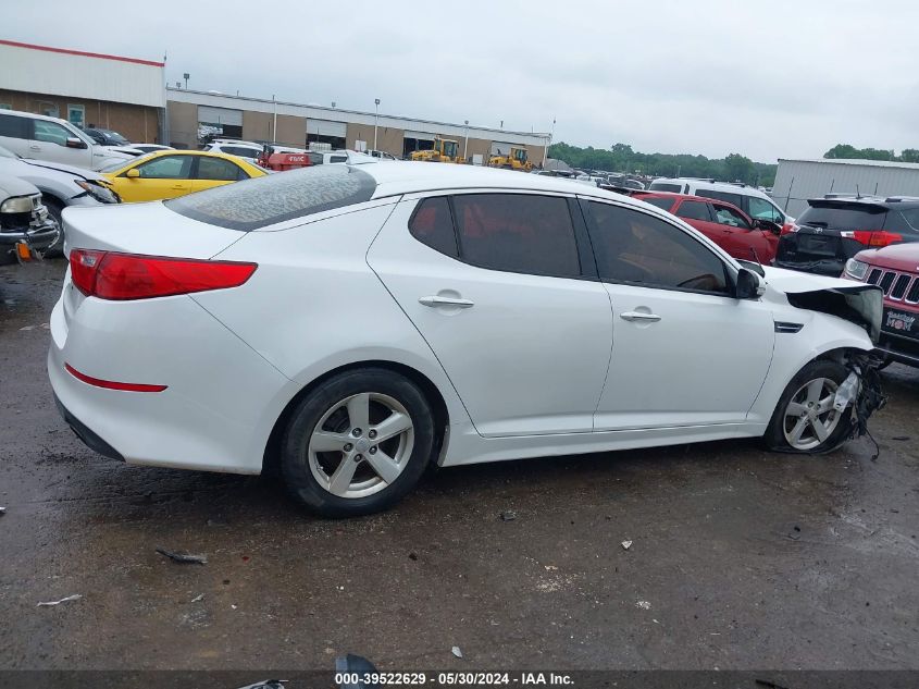 2015 Kia Optima Lx VIN: KNAGM4A78F5650550 Lot: 39522629