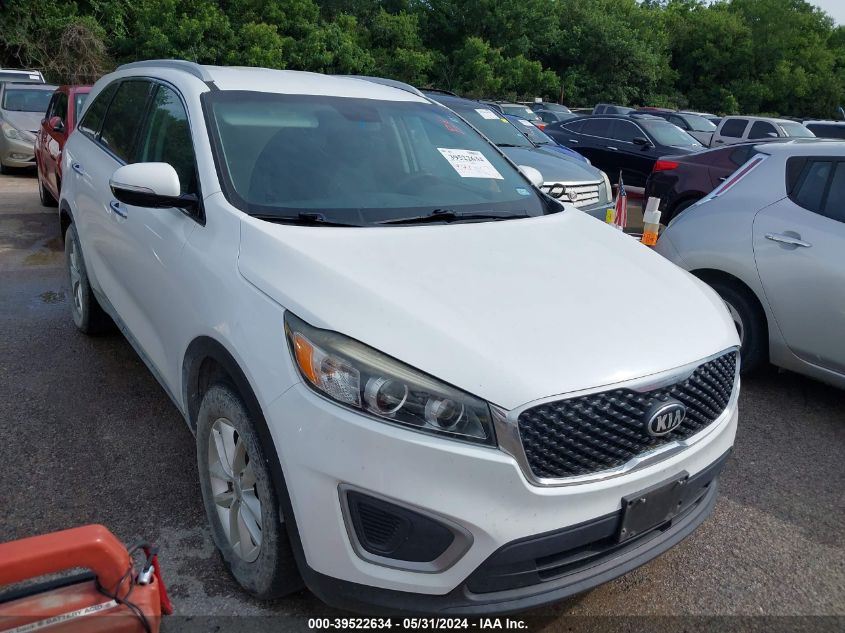 2017 Kia Sorento 3.3L Lx VIN: 5XYPG4A5XHG249570 Lot: 39522634