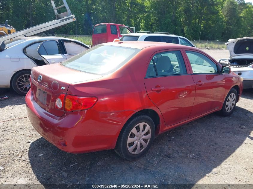 2009 Toyota Corolla Le VIN: JTDBL40E199069212 Lot: 39522640