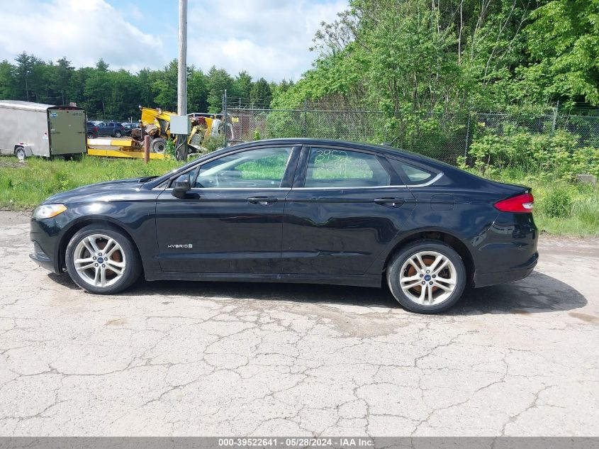 3FA6P0LUXJR235257 | 2018 FORD FUSION HYBRID