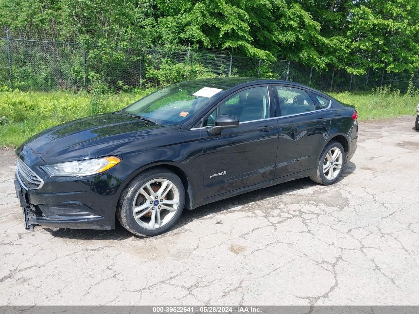 3FA6P0LUXJR235257 | 2018 FORD FUSION HYBRID