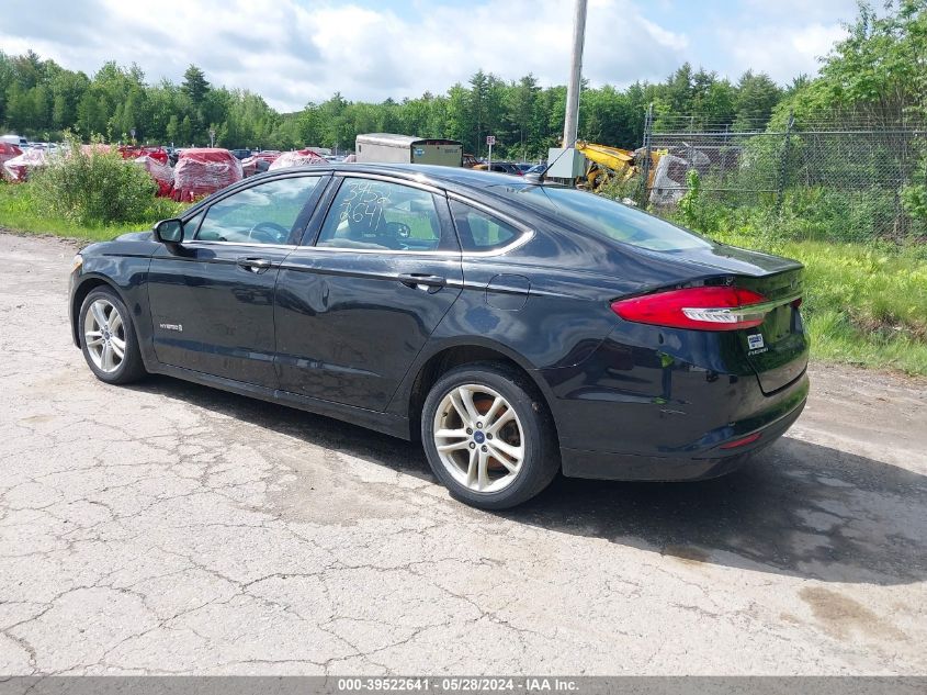 3FA6P0LUXJR235257 | 2018 FORD FUSION HYBRID